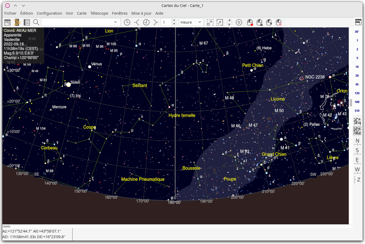 [Sky Chart / Cartes du Ciel]