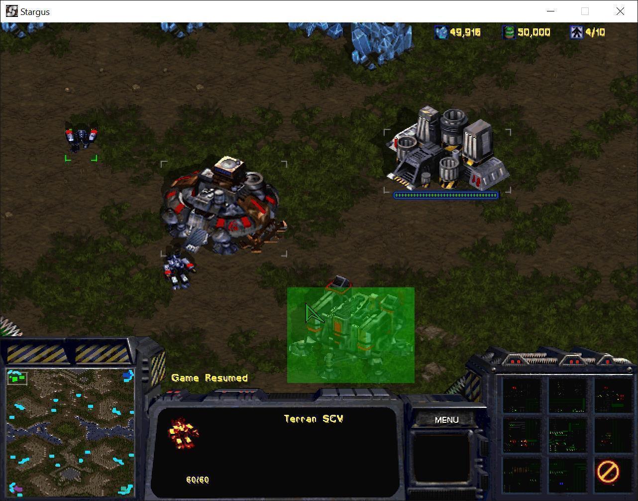 [StarCraft (with Stratagus - [mod Stargus])]