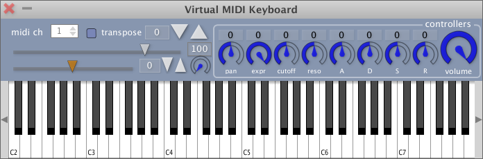 [Virtual MIDI Keyboard]