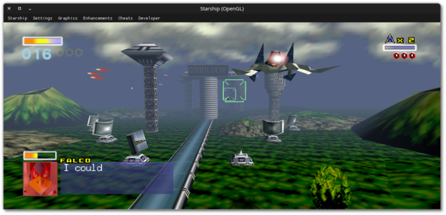 [Star Fox 64 (Lylat Wars) (with Starship engine)]
